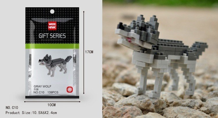 Bloque Wisehawk Animales Armar Niños Juguete