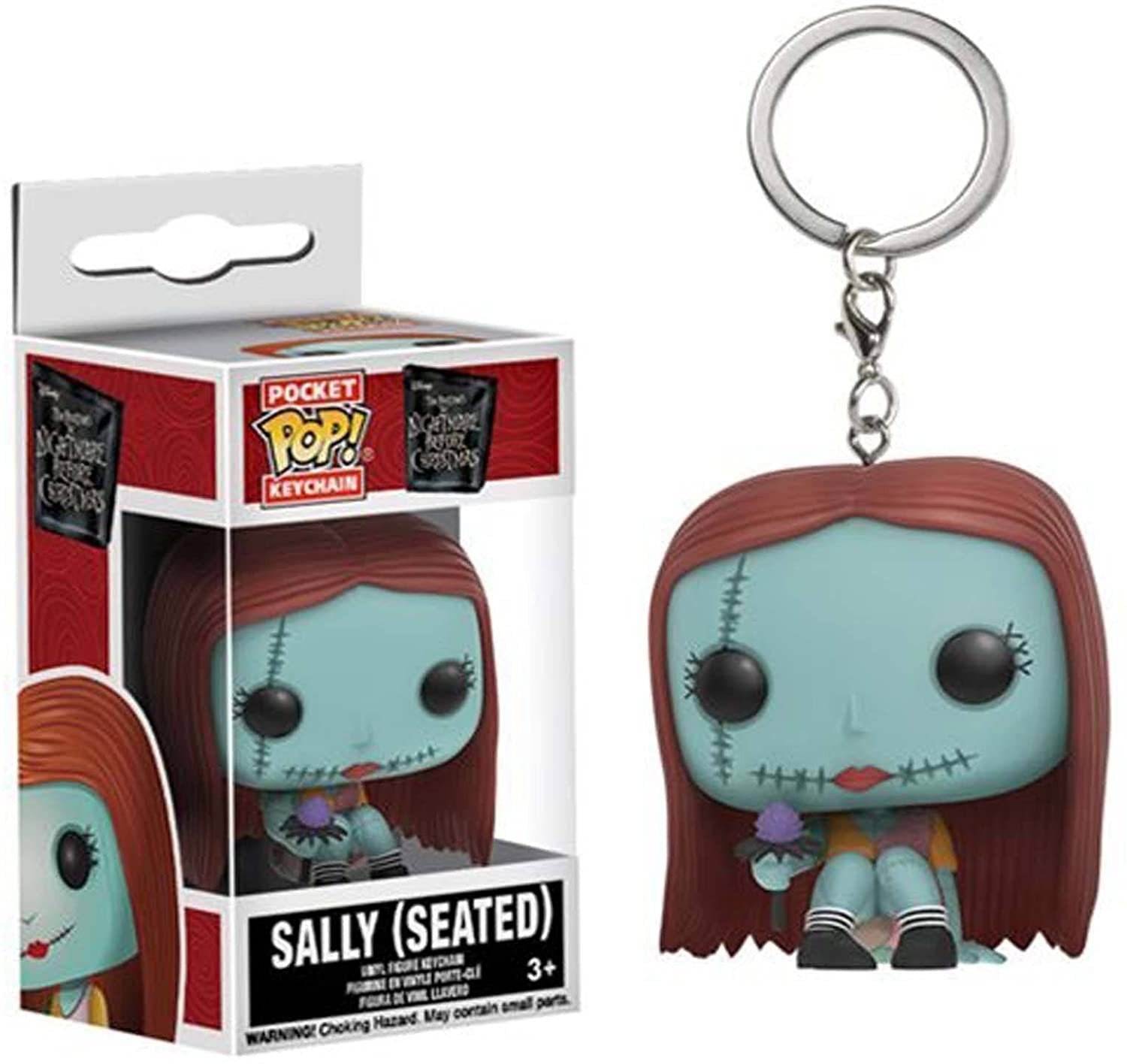 Funko Pop Llavero Keychain Figura Acción Sally (Seated)