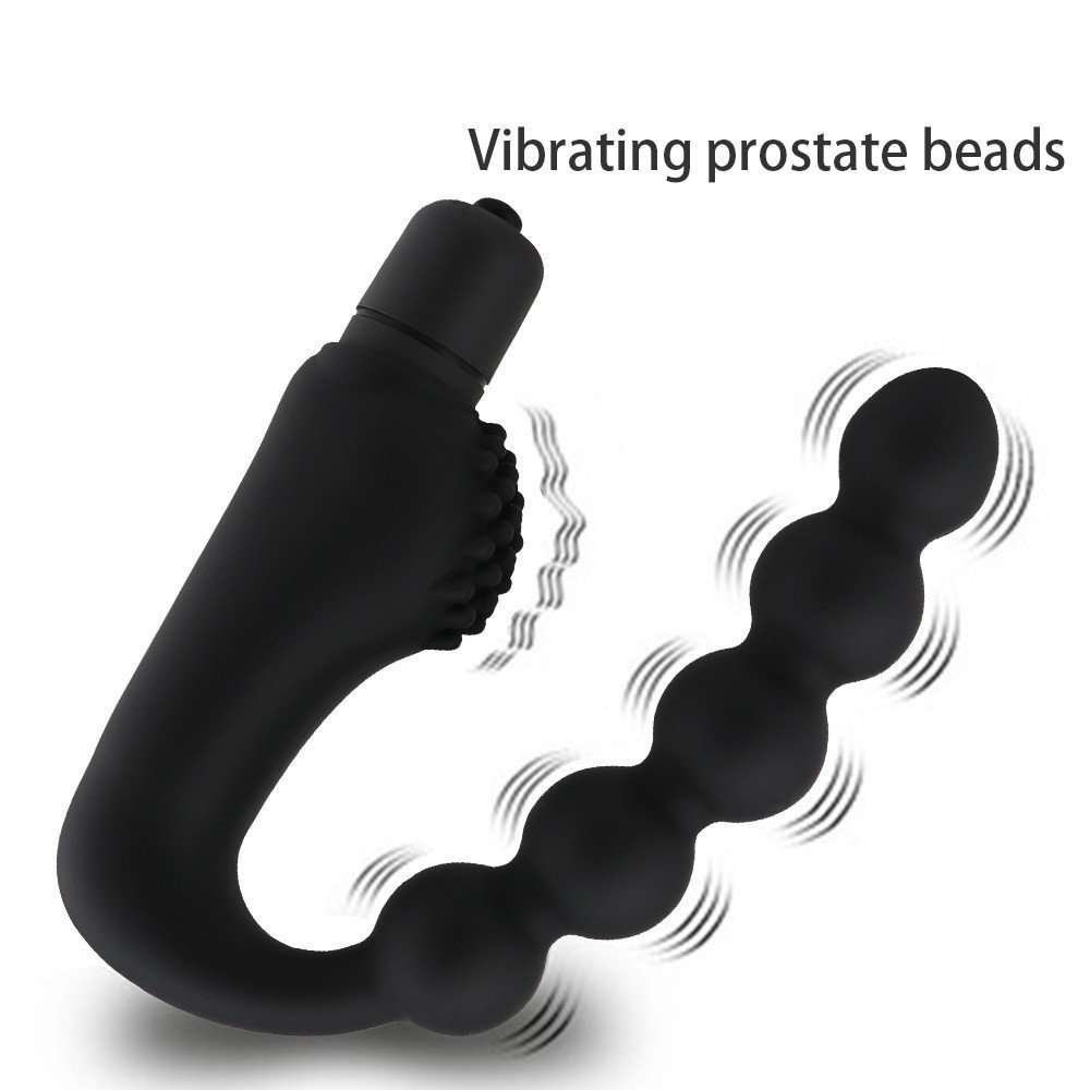 Vibrador Cuentas Anales Hombre 10 Velocidades Masajeador
