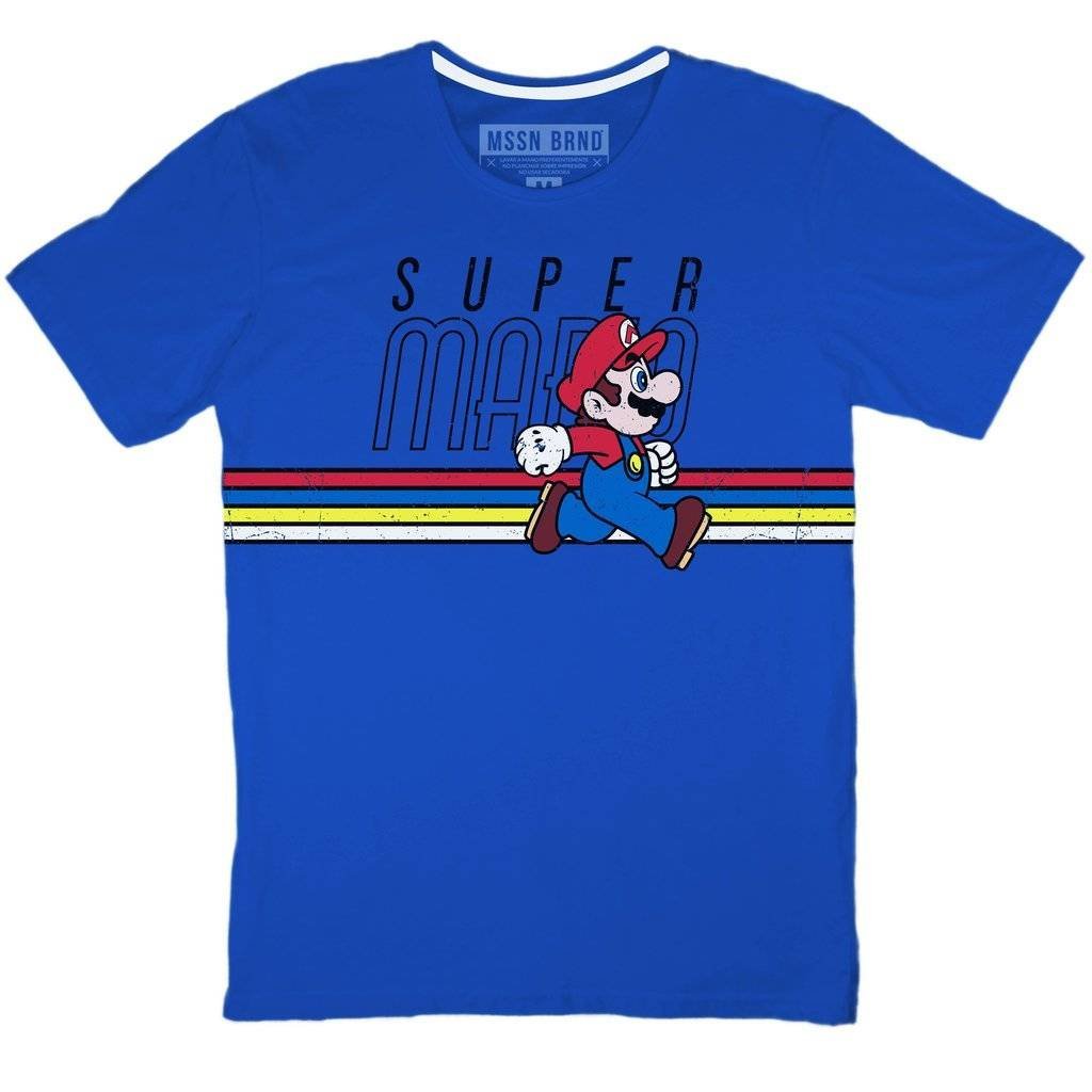 Playera Super Mario Azul Premium