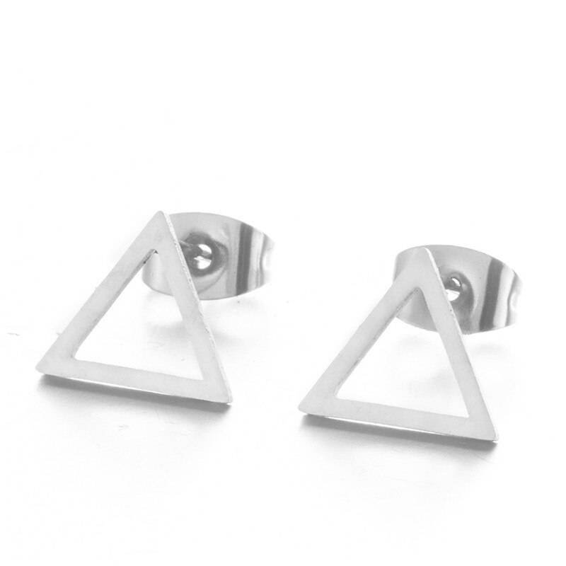 Aretes Moda Sencillos Triángulo 3
