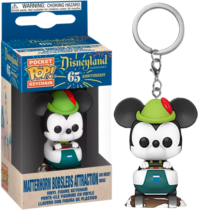 Funko Pop Llavero Keychain Figura Acción Matterhorn Bobsleds