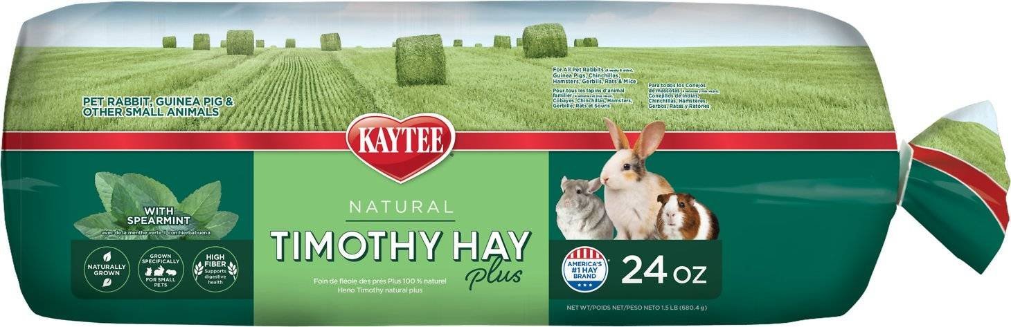 Kaytee Timothy Hay Plus Mint Heno Chinchilla Roedor 600gr