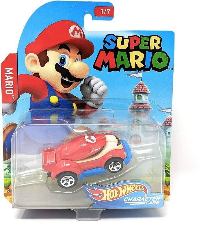 Hot Wheels Super Mario Mario Character Cars