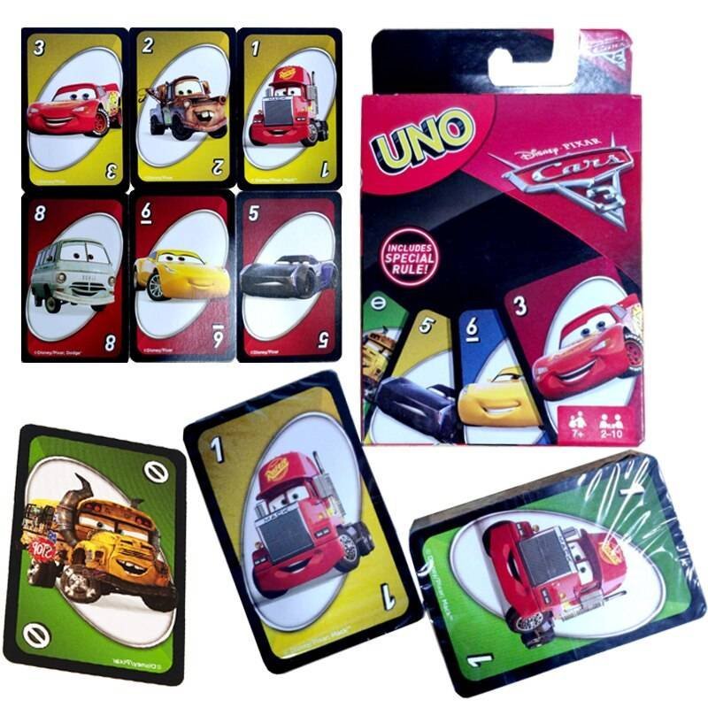 Juego De Cartas Uno Cars Edicion Especial