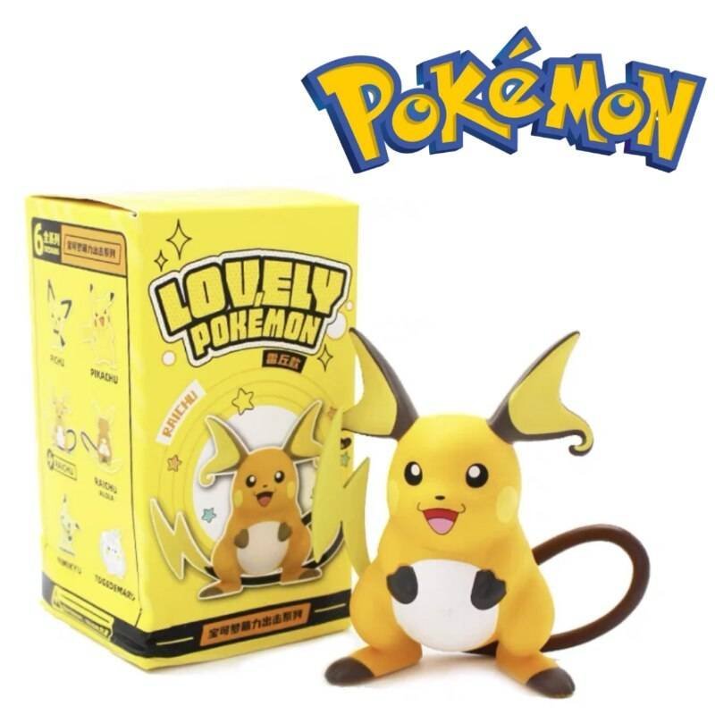 Figuras Pokémon Kawaii Lovely Anime Regalo Raichu