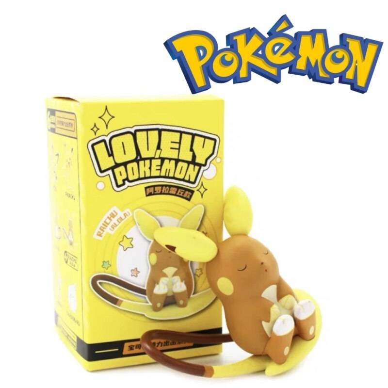 Figuras Pokémon Kawaii Lovely Anime Regalo Raichu Alola