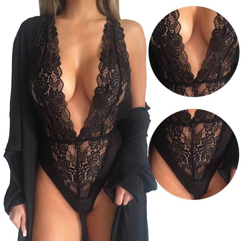 Lencería Tentación Mujer Madura Sexy Encaje