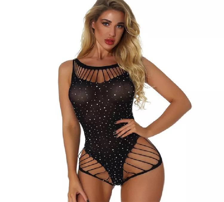 Lencería Una Pieza Brillos Sexy Tentación