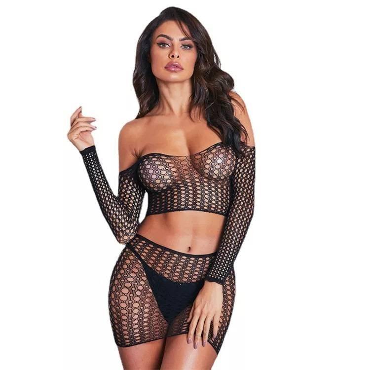 Lencería Caliente Transparente Red Sexy Mujer