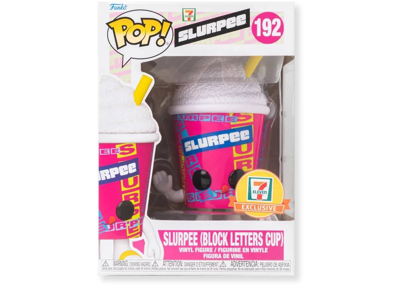 Funko Pop Slurpee Block Letters Cup 192 Exclusive