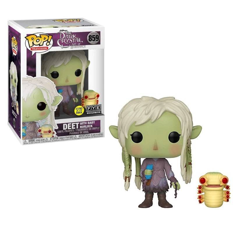 Funko Pop The Dark Crystal Deet With Baby Nurlock 859 Glows Exclusive