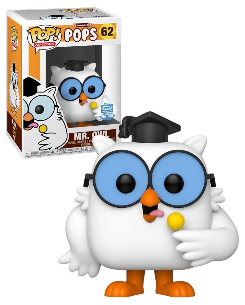 Funko Pop Tootsie Rollo Mr Owl 62 DAÑO