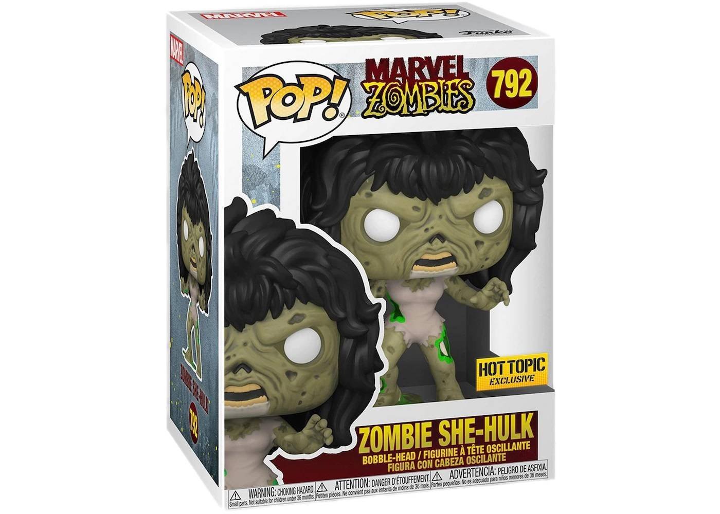 Funko Pop Marvel Zombies Zombie She Hulk 792 Hot Topic