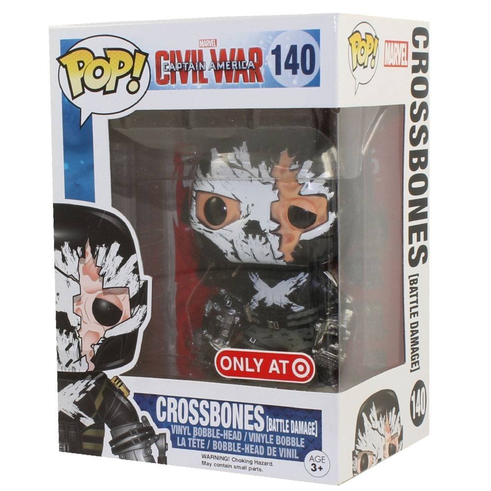 Funko Pop Civil War Crossbones Battle Damage 140 Target