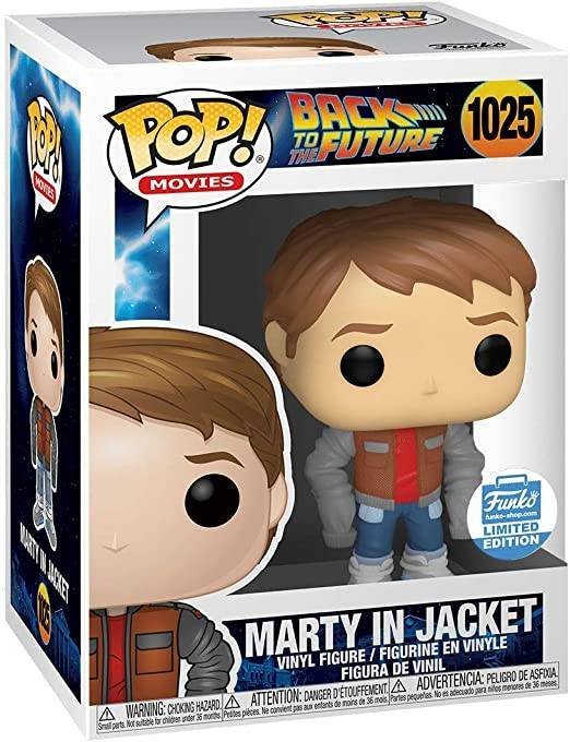 Funko Pop Back To The Future Marty In Jacket 1025 Limited Edition