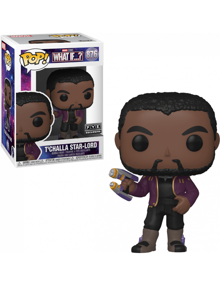 Funko Pop What If T'challa Star Lord 876 FYE Exclusive