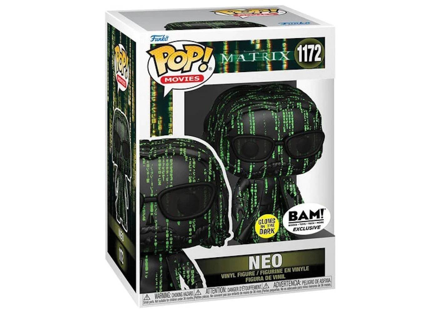 Funko Pop Matrix Neo 1172 Glows BAM