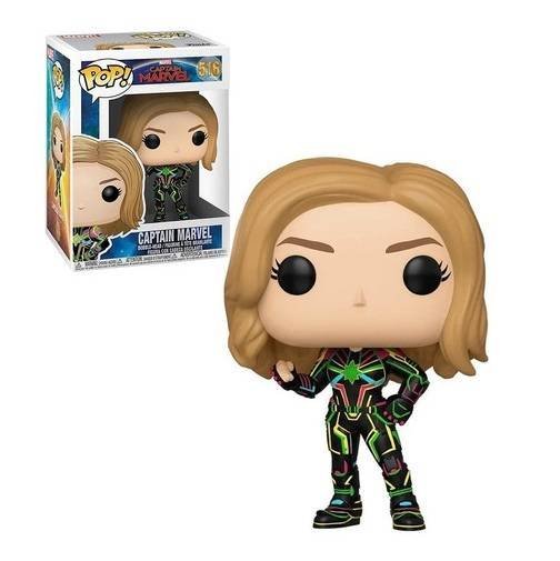 Funko Pop Captain Marvel 516 DAÑO