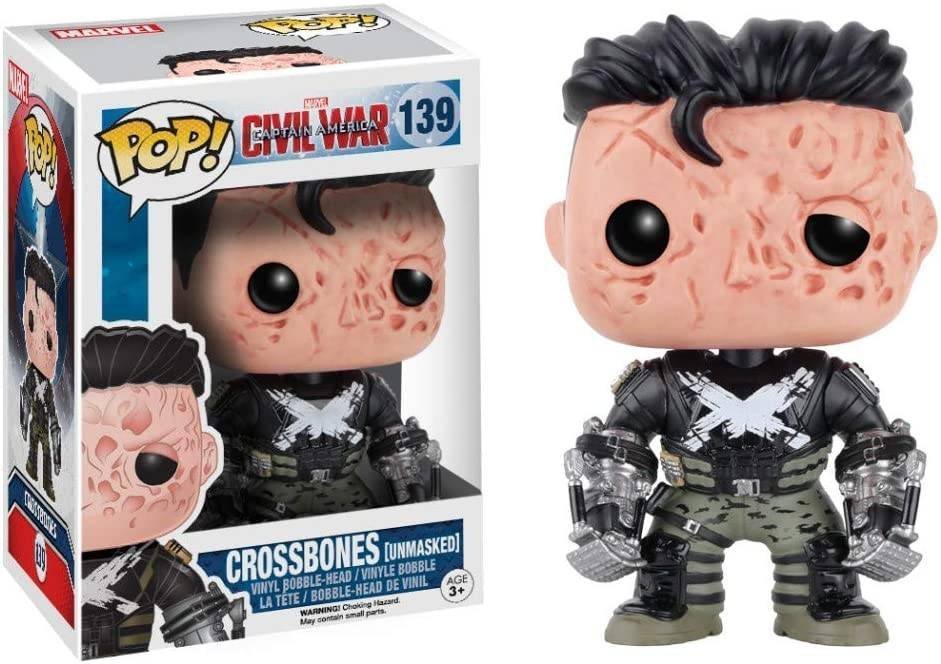 Funko Pop Civil War Crossbones Unmasked 139
