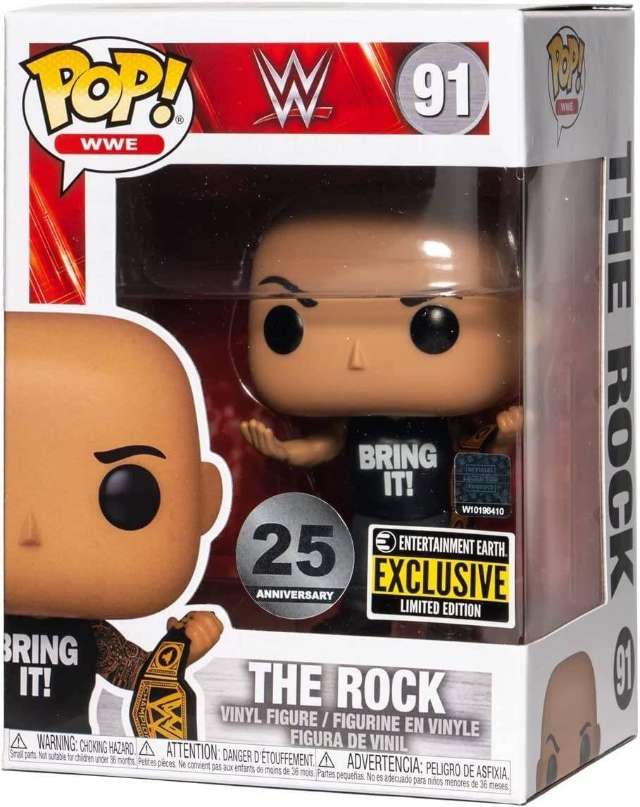 Funko Pop W The Rock 91 Exclusive