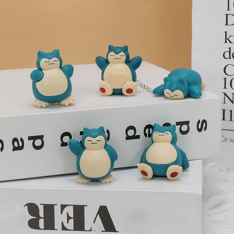 5 Minifiguras Anime Niños PVC Snor Dormilon Cumpleaños Fiesta Decoración