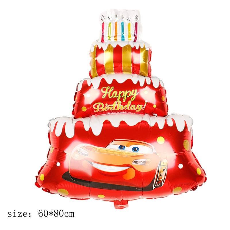 1 Globos Látex Cars Rayo McQueen Fiesta Regalos Decoración