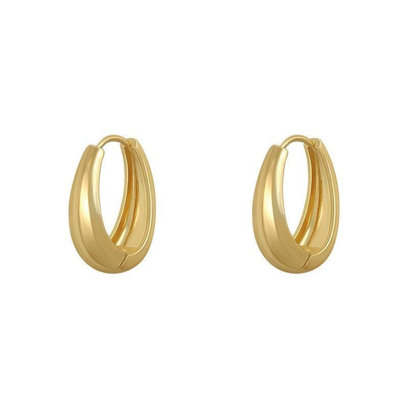 Aretes Aleación Cobre Clásico Coreano Diseño Joyería Gótica