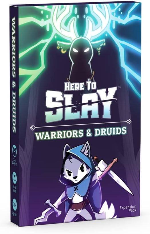 Here To Slay Warriors and Druids Impreso Genérico Juego de 2 a 5 Jugadores
