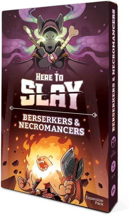 Here To Slay Berserkers And Necromancers Impreso Genérico Juego de 2 a 6 Jugadores