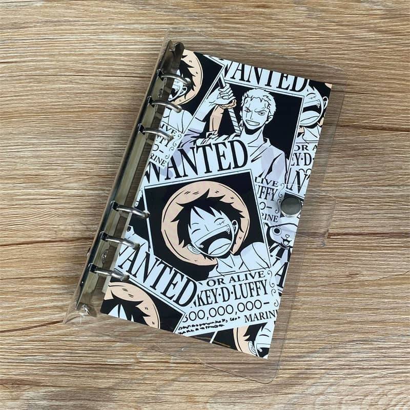Libreta Cuaderno Carpeta Anime One Piece Modelo 1 Cuadrícula Horizontal A6