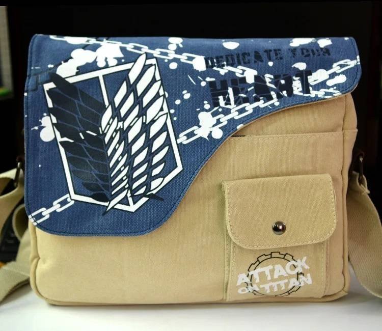 Mochila Escolar Hombro Grande Attack Titan Anime Regreso a Clases
