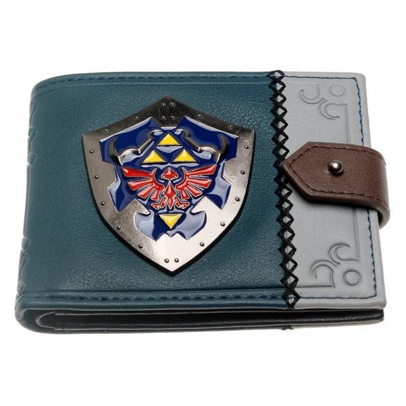 Cartera Anime Monedero Escudo Zelda Legend Horizontal Kawaii Regalo