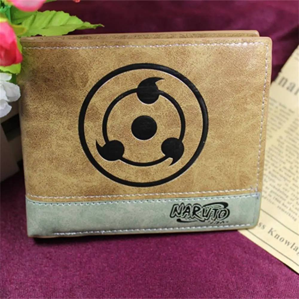 Cartera Anime Monedero Naruto Uchiha Sharingan Kawaii Tarjetero Regalo