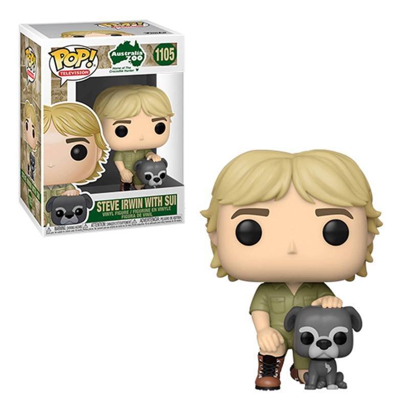 Funko Pop Australia Zoo Steve Irwin With Sui 1105 DAÑO