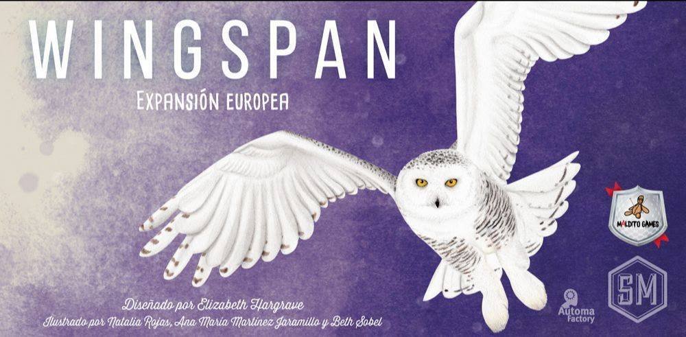Wingspan Expansión Europea Español Maldito Games Juego 1 a 5 Jugadores