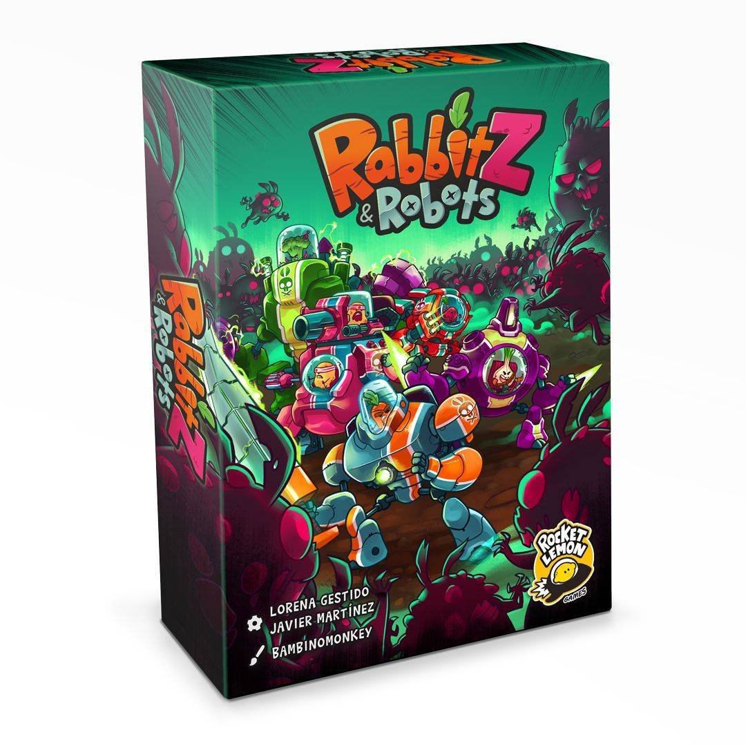 RabbitZ & Robots Español Rocket Lemon Games Juego 1 a 5 Jugadores