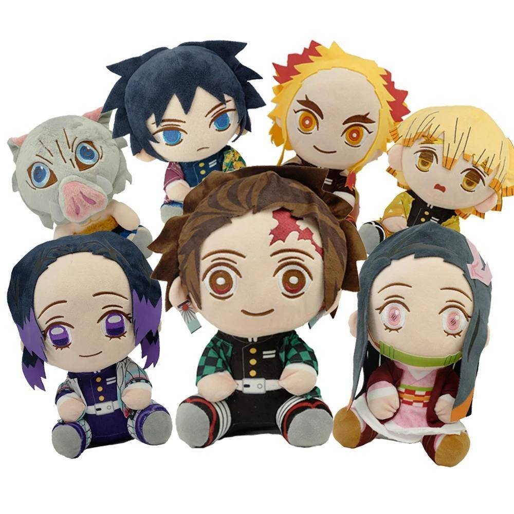 Peluche Anime Demon Slayer Tanjiro Nezhuko Kawaii Regalo Suave Felpa Juguetes Niños