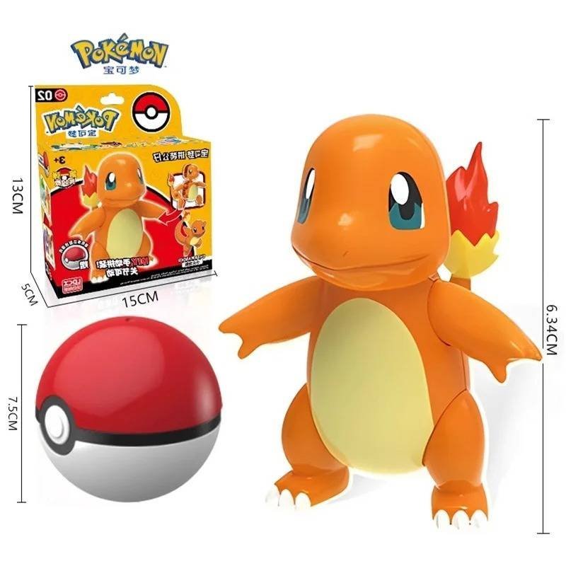 LDCX Figura Colección Pokémon Pokeball Original Charmander Regalo