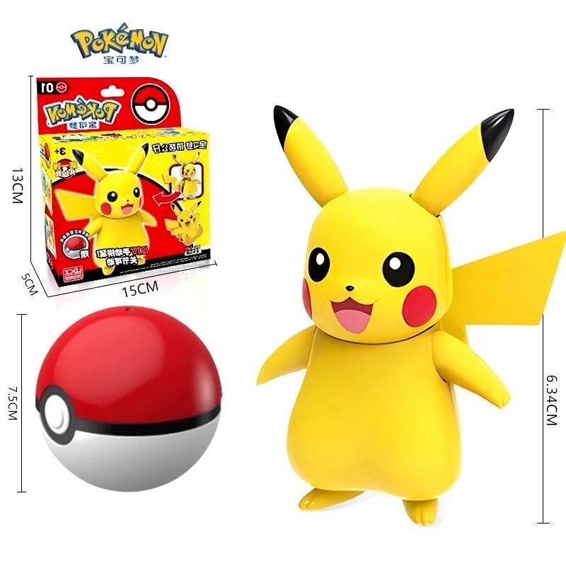 LDCX Figura Colección Pokémon Pokeball Original Pikachu Regalo