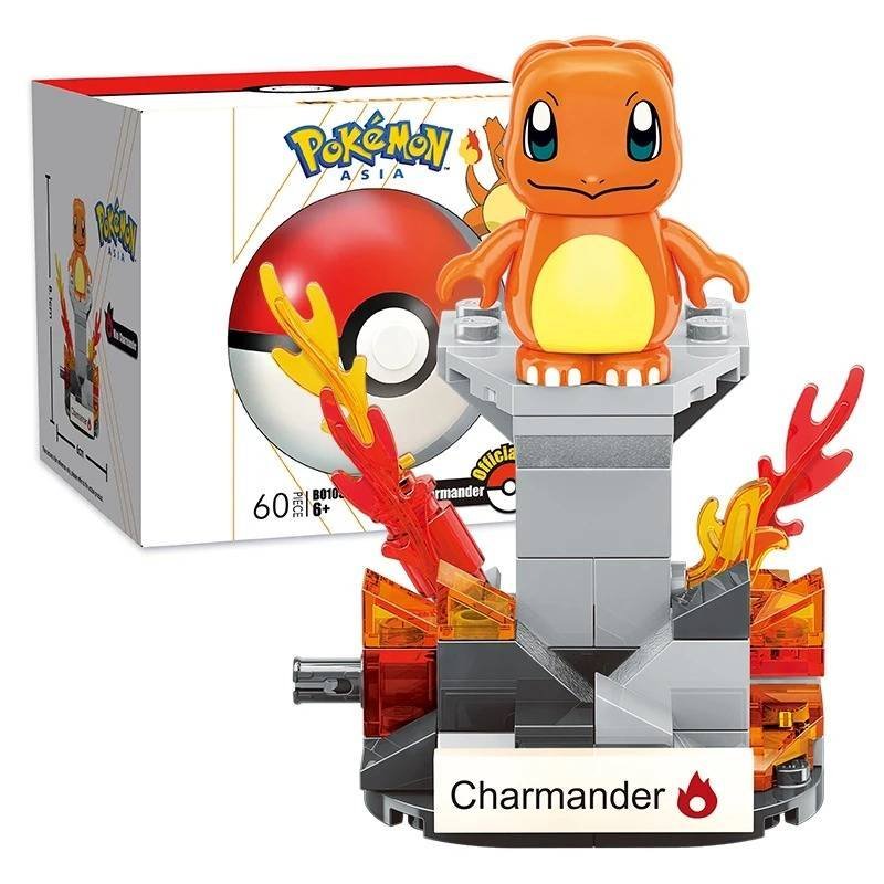 Keeppley Figura Colección Armable Pokémon Pokeball Original Charmander Regalo