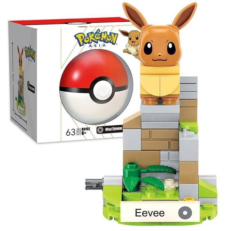 Keeppley Figura Colección Armable Pokémon Pokeball Original Eevee Regalo