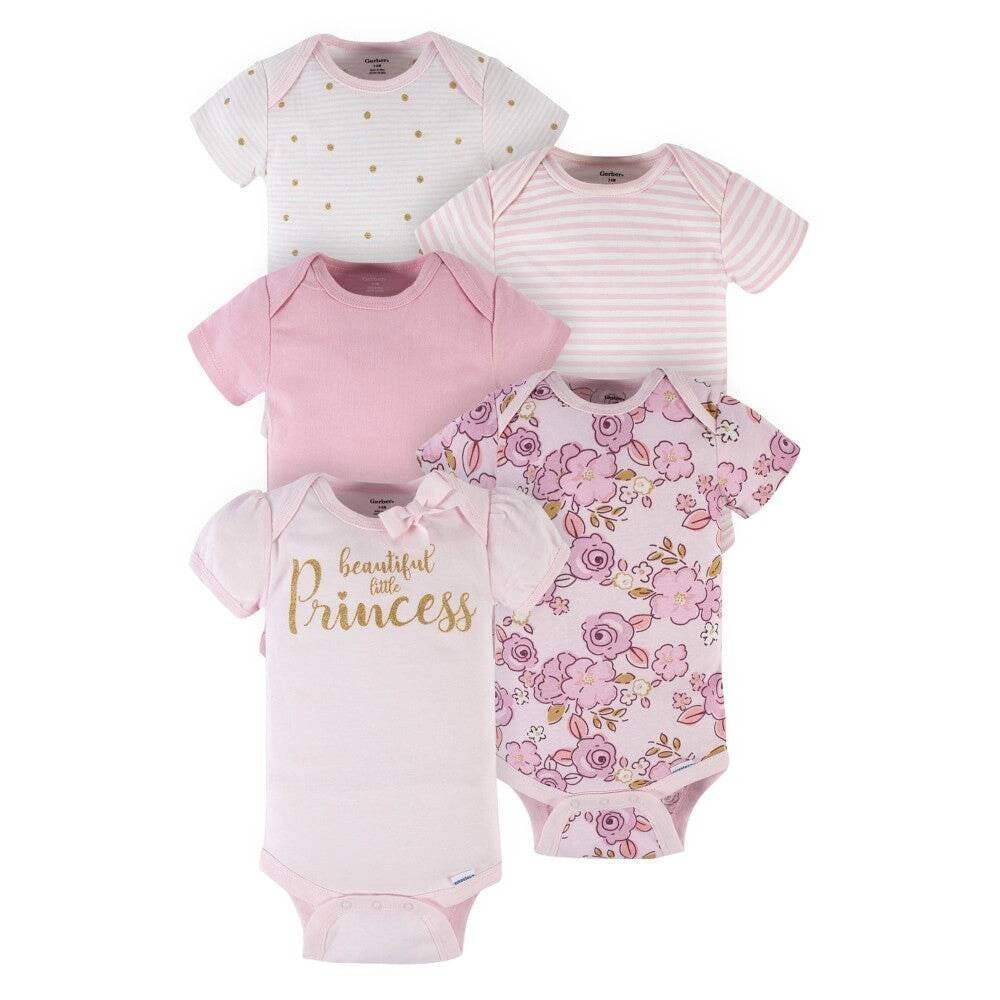 Gerber Premium Set 5 Pañalero Hermosa Princesa Bebe
