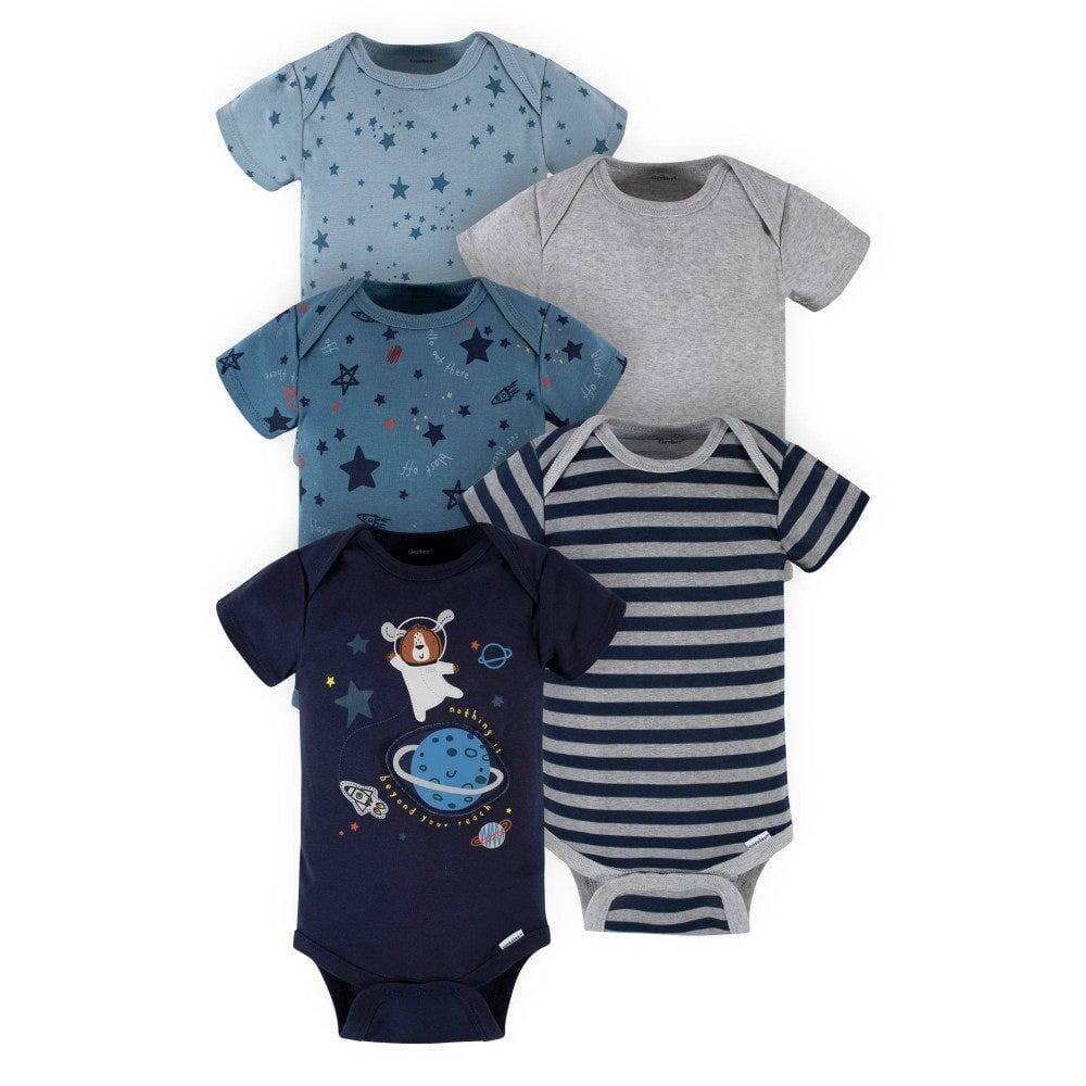 Gerber Premium Set 5 Pañalero Astronauta Estrellas Bebe