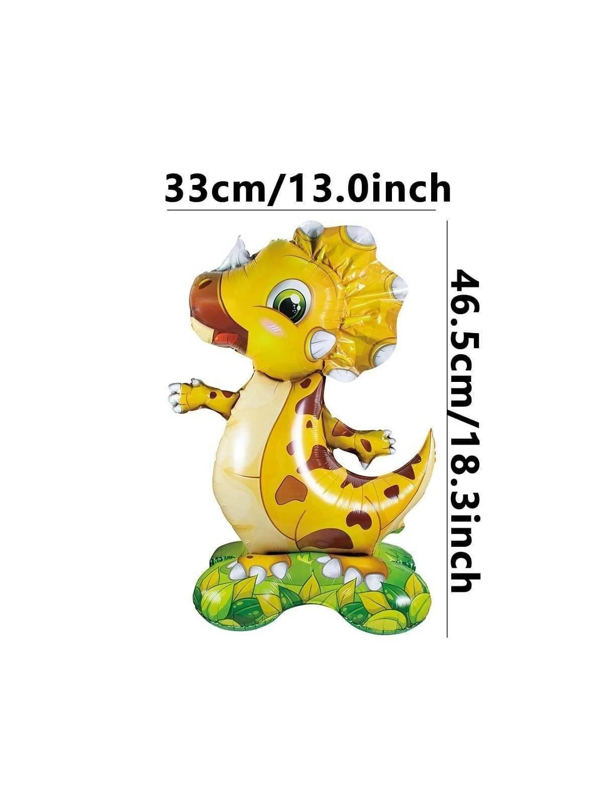 1 Globos Aluminio Dinosaurio Triceratops Fiesta Regalos Decoración