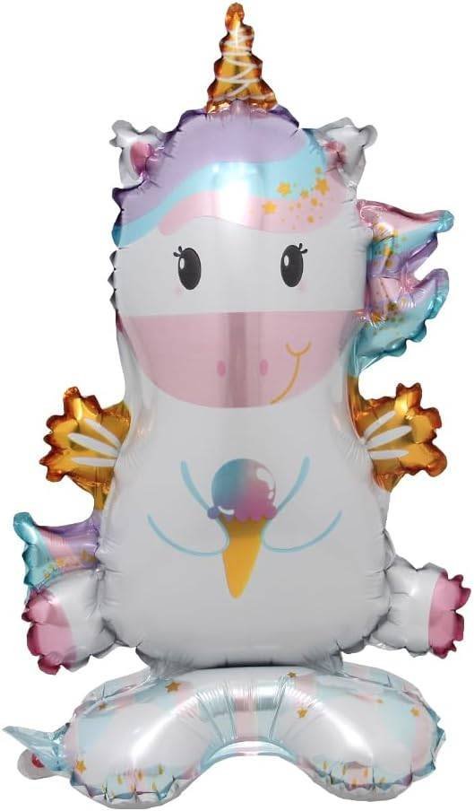 1 Globos Aluminio Animal Tierno Unicornio Helado Fiesta Regalos Decoración