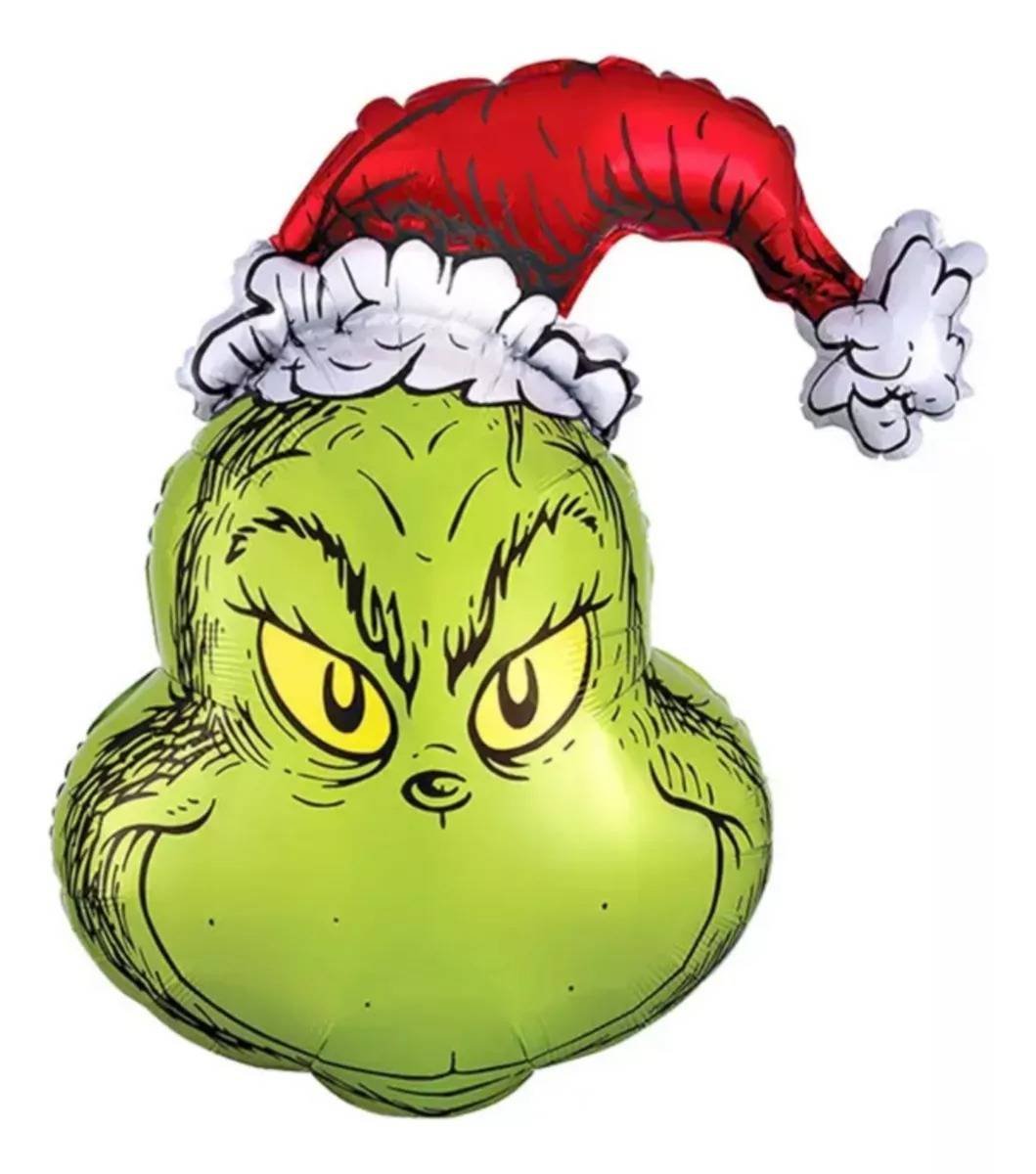 1 Globos Aluminio Navidad Grinch Fiesta Regalos Decoración