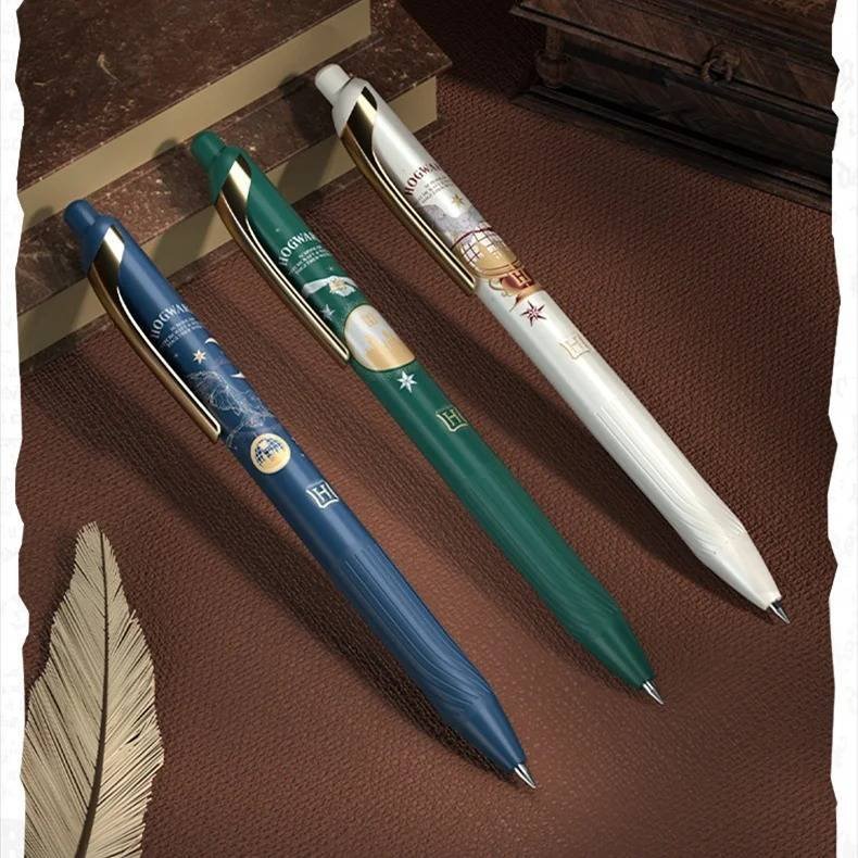 3 Bolígrafos Gel Hogwarts Harry Potter Estudiante 0,5mm Oficina Escuela
