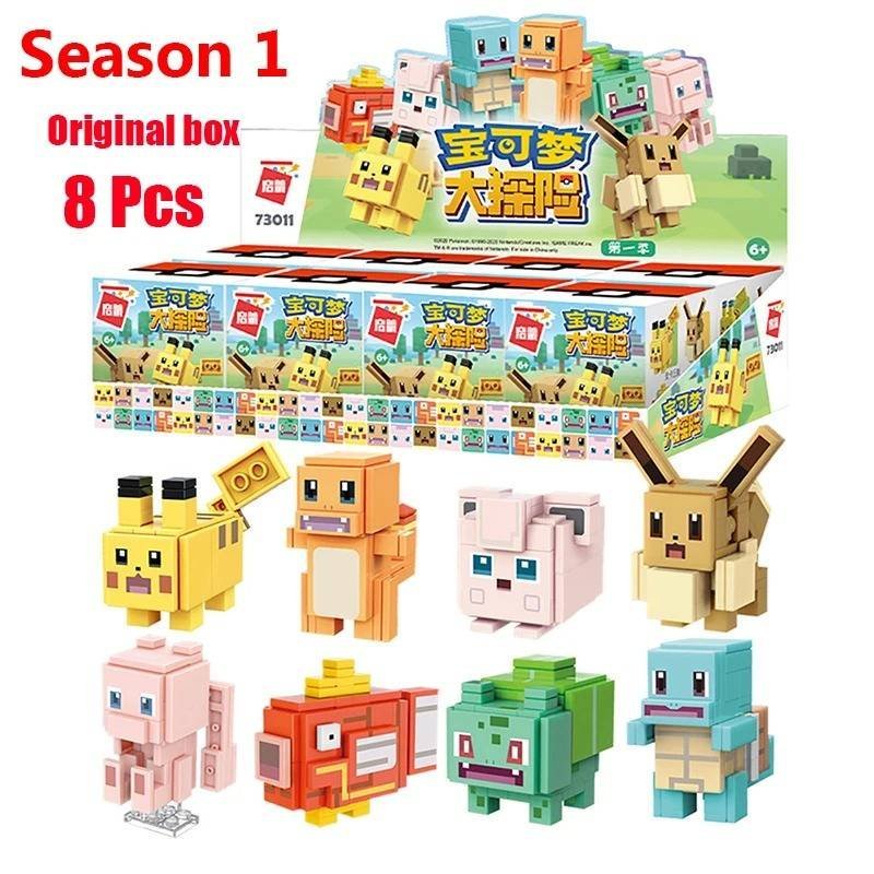 QMAN Bloques Figuras Oficial Pokémon Construcción Regalo Niños