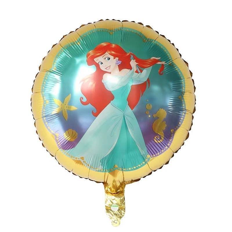 2 Globos Aluminio Pelicula Princesa Sirenita Fiesta Regalos Decoración
